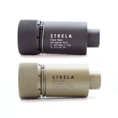 1/2-28TPI .223 Flash Suppressor By Strela GEN 2. Cerakote