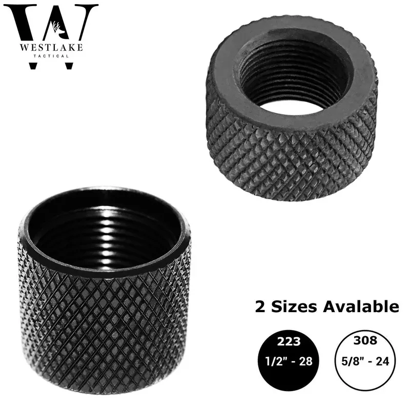 1/2″x 28 / 5/8″x 24 Thread Protector Standard Barrel Nut Thread Protector Steel