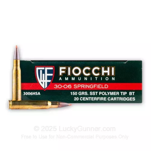 30-06 – 150 Grain SST – Fiocchi – 20 Rounds