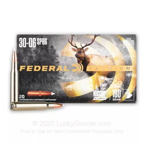 30-06 – 180 Grain AccuBond – Federal – 20 Rounds