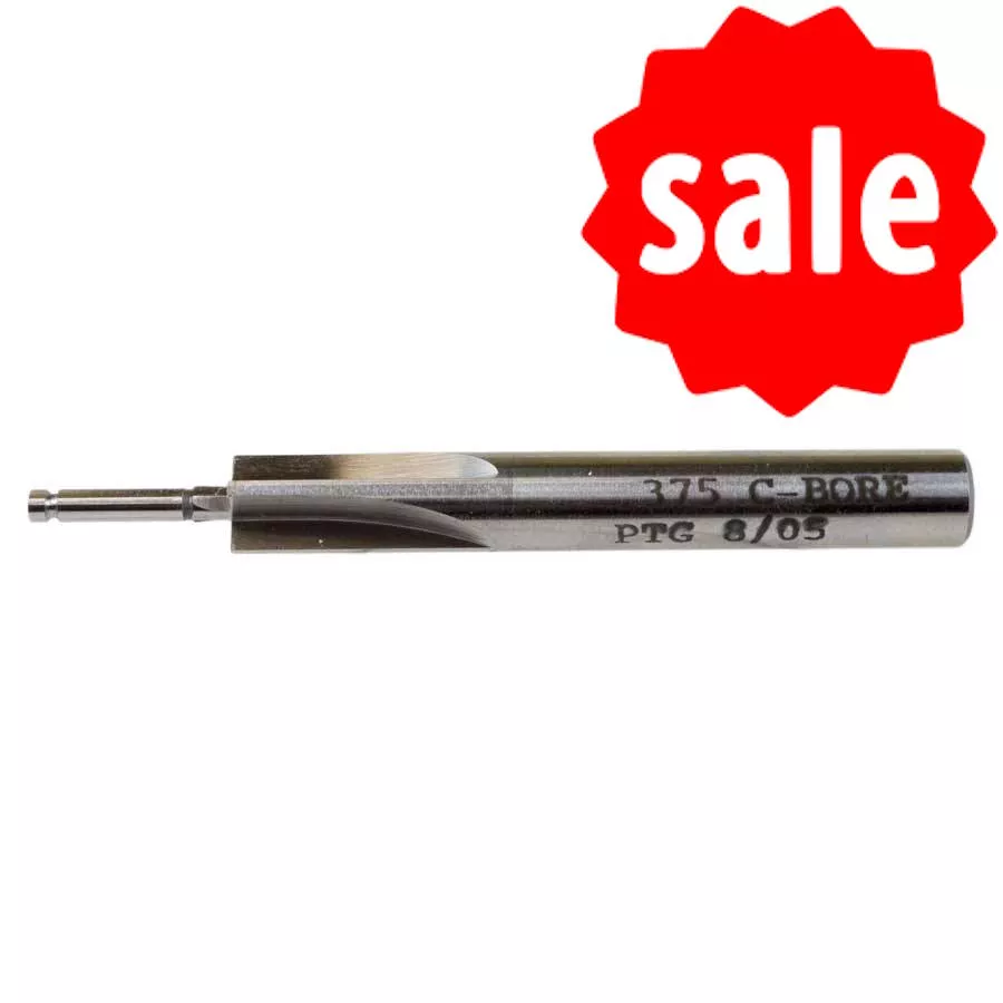 .375" Barrel Counterbore (#00 Pilot 16-19 Cal)