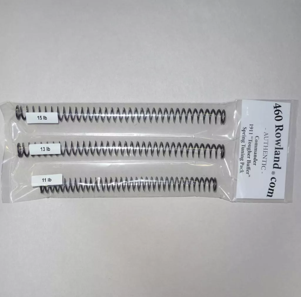 .460 Rowland 1911 COMMANDER “Tougher Buffer” Spring Tuning Pack