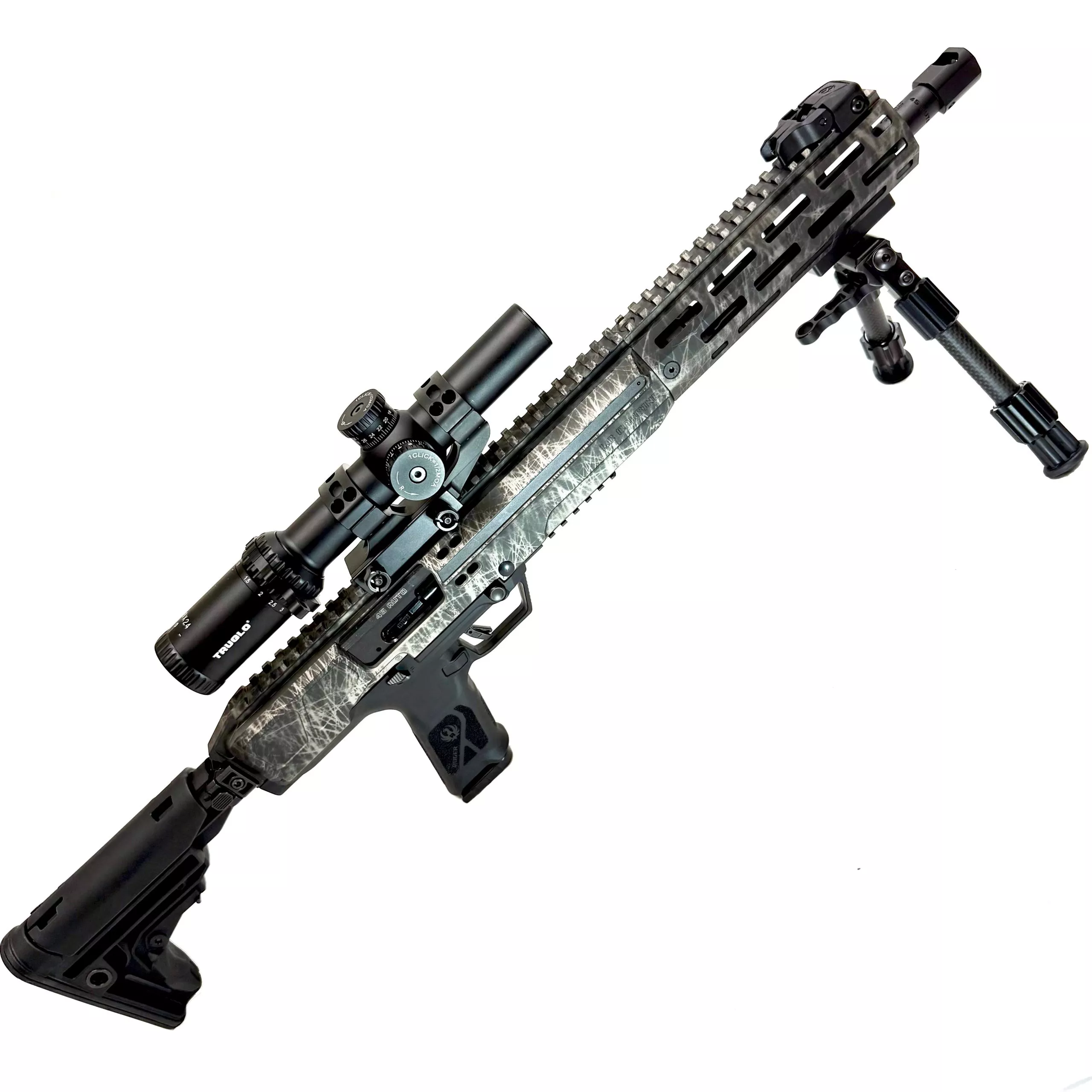 .460 Rowland Ruger LC Carbine – Silver Tracker Edition