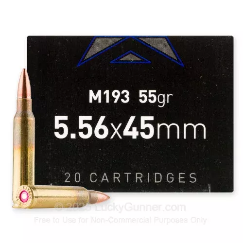 5.56×45 – 55 Grain FMJ M193 – Igman – 20 Rounds
