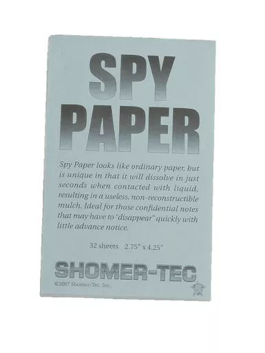 5ive Star Gear Spy Paper