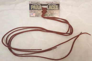 7 Strand Core 550 lb tensile Para Laces Brown