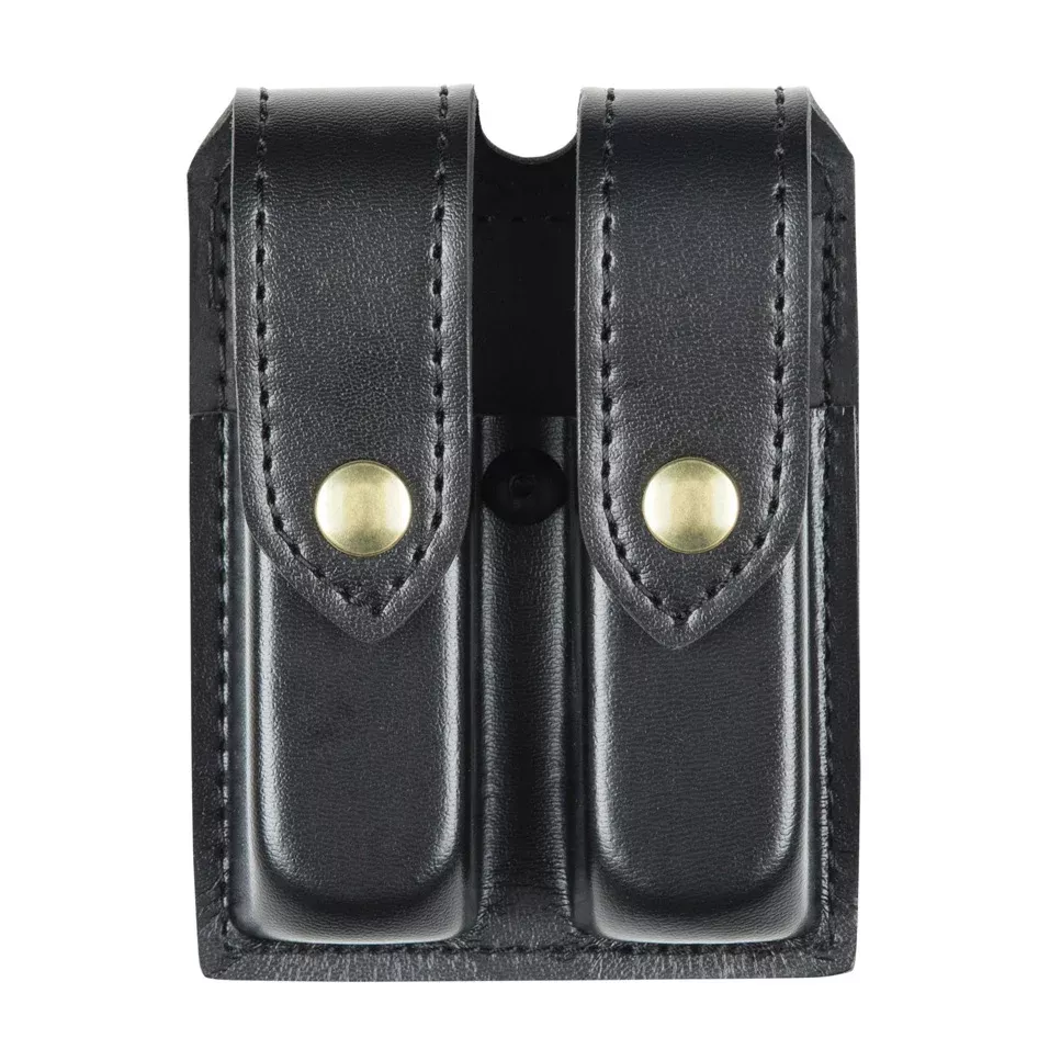 77 - Double Magazine Pouch Brass Snap