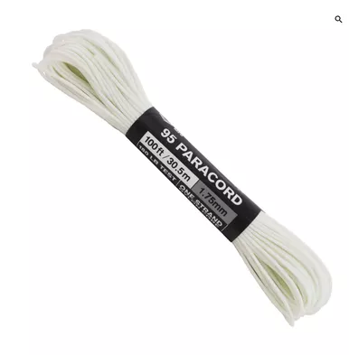 95 Paracord – Glow-in-the-Dark (100 ft)