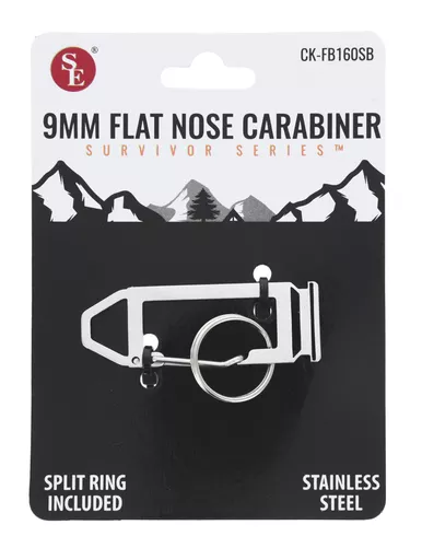 9MM Flat Nose Carabiner