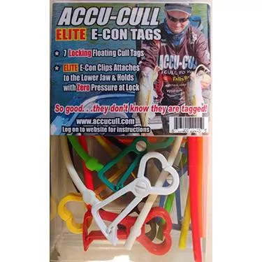 Accu Cull E-Con Tags – 7 Tags w/ Floating Lanyards