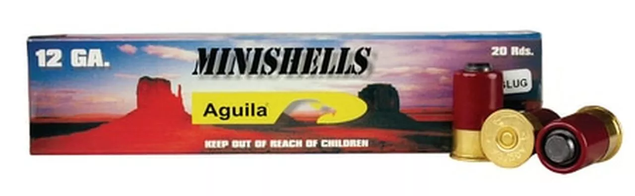 Aguila Minishell 12 Ga, 1.75″, 7/8oz, Slug Shot, 20rd Box