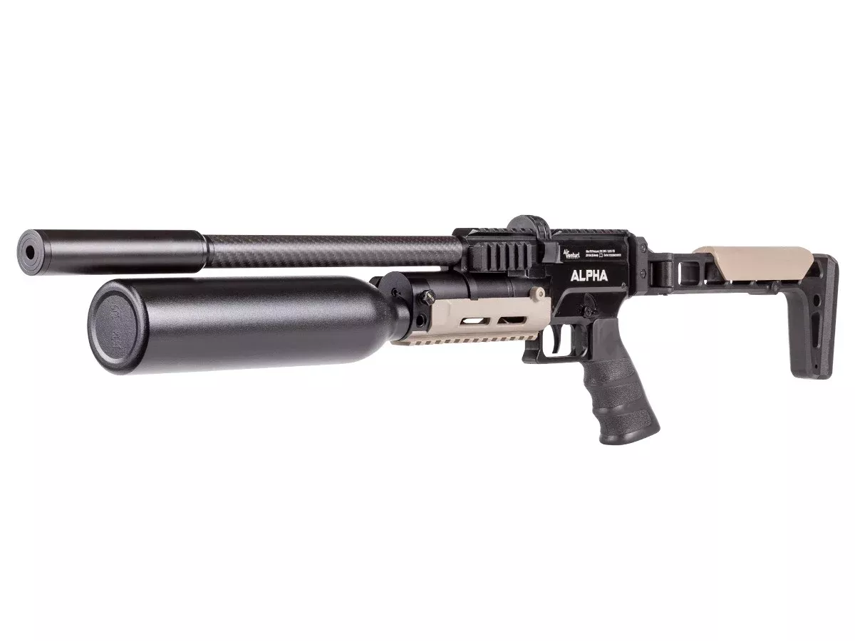 Air Venturi Alpha Air Rifle, Compact Aluminum Bottle, .22 Cal - Caliber 0.22 - FPS 900