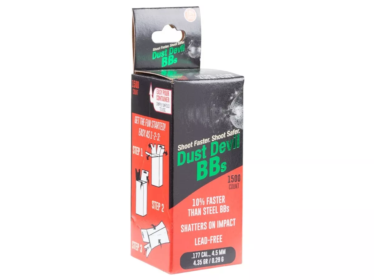 Air Venturi Dust Devil Frangible BBs, 1,500 ct. - Caliber 0.177