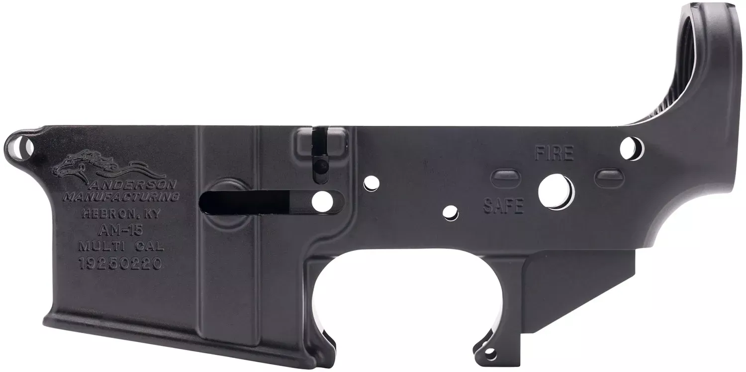 Anderson Mfg. AR-15 Stripped Lower Receiver Open Trigger Guard – D2-K067-A000-0P