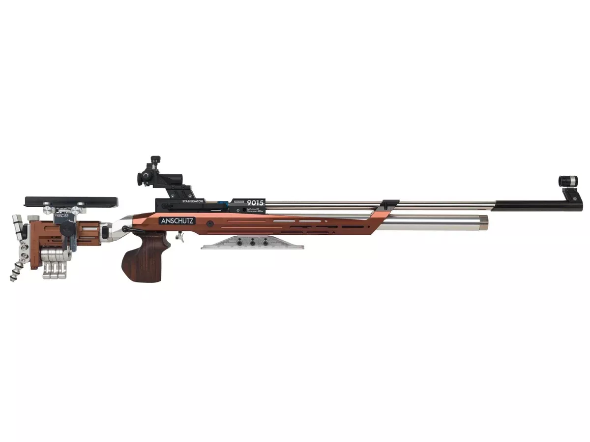 Anschutz 9015 Pre. Comp. Air Rifle, Brown Grip M - Caliber 0.177 - FPS 560