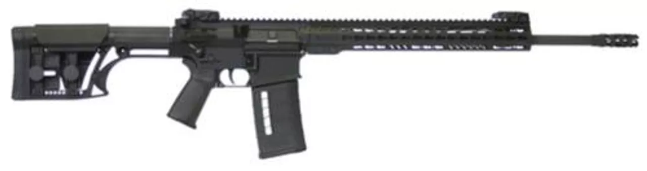 Armalite AR-10 Tactical With Adjustable Stock 7.62x51mm 20″ Barrel MBA-1 Light Weight Precision Adjustable Stock Black 25rd