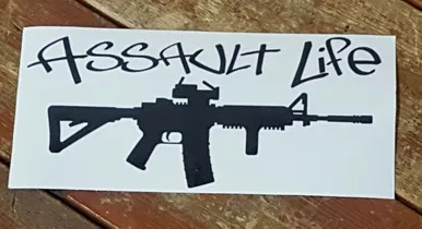 Assault Life Vinyl Sticker Decal