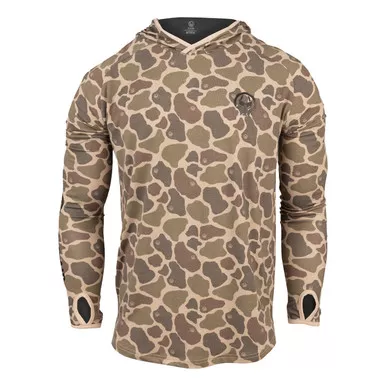 Bamboo Blend UPF Sun Hoodie Duck Camo