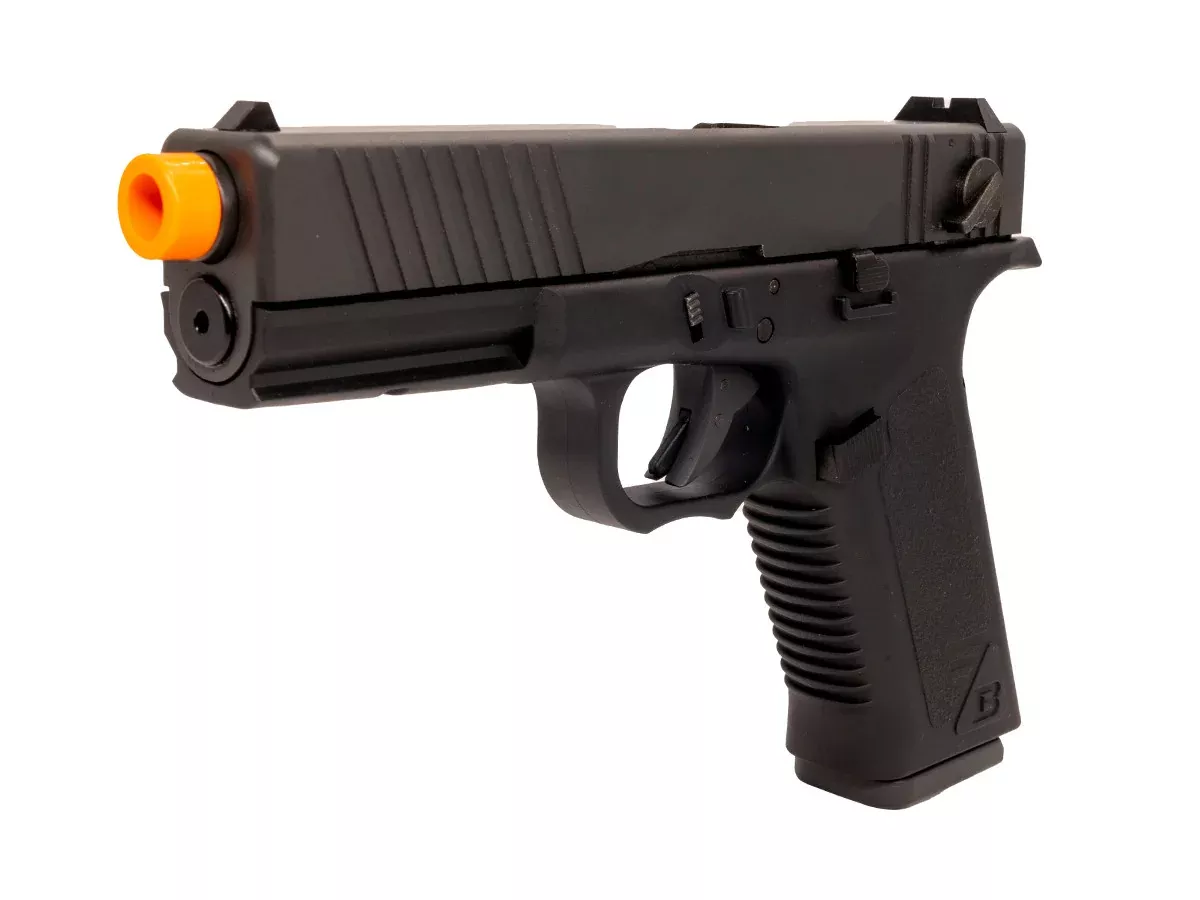 Barra Airsoft 009 Full Auto Blowback CO2 Pistol - FPS 395