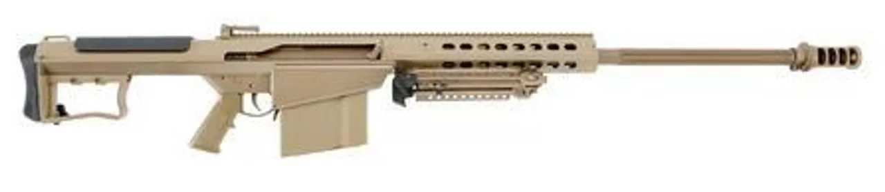 Barrett M107A1 .50 BMG 29″ Chrome Lined Barrel, Supressor-Ready Muzzle Brake, Flat Dark Earth