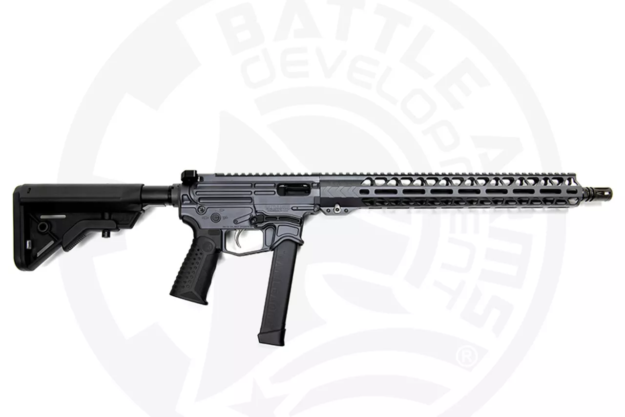 Battle Arms Development Xiphos PCC 9mm, 16″ Barrel, B5 Bravo, Battlearms Grey, 33rd