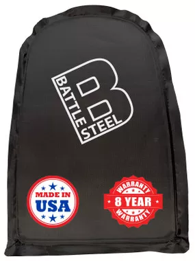 BattleSteel Level 3A+ 10x15 Enhanced Protection Flexible Armor Panels Stab/Slash/Spike
