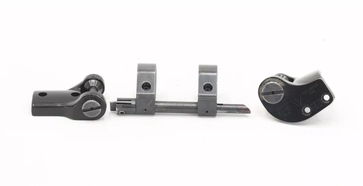 Bausch and Lomb Scope Mount - 1" - Windage and Elevation Adjustable - Plunger Style - Pre-War