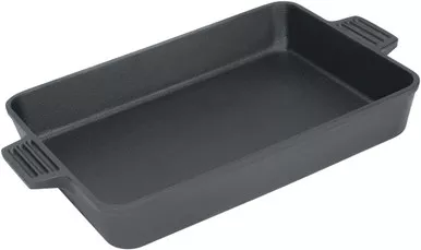 Bayou Classic 9x13 Cast Iron Casserole Baking Pan Preseasoned - 7473