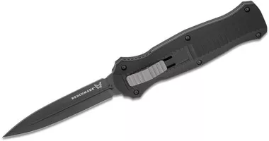 Benchmade 3300BK Infidel Dagger AUTOMATIC OTF Knife 3.90" Double Plain Edge