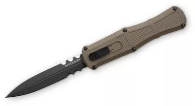 Benchmade 3370SGY-1 Claymore OTF AUTOMATIC Knife 3.89" Combo Edge RANGER GREEN