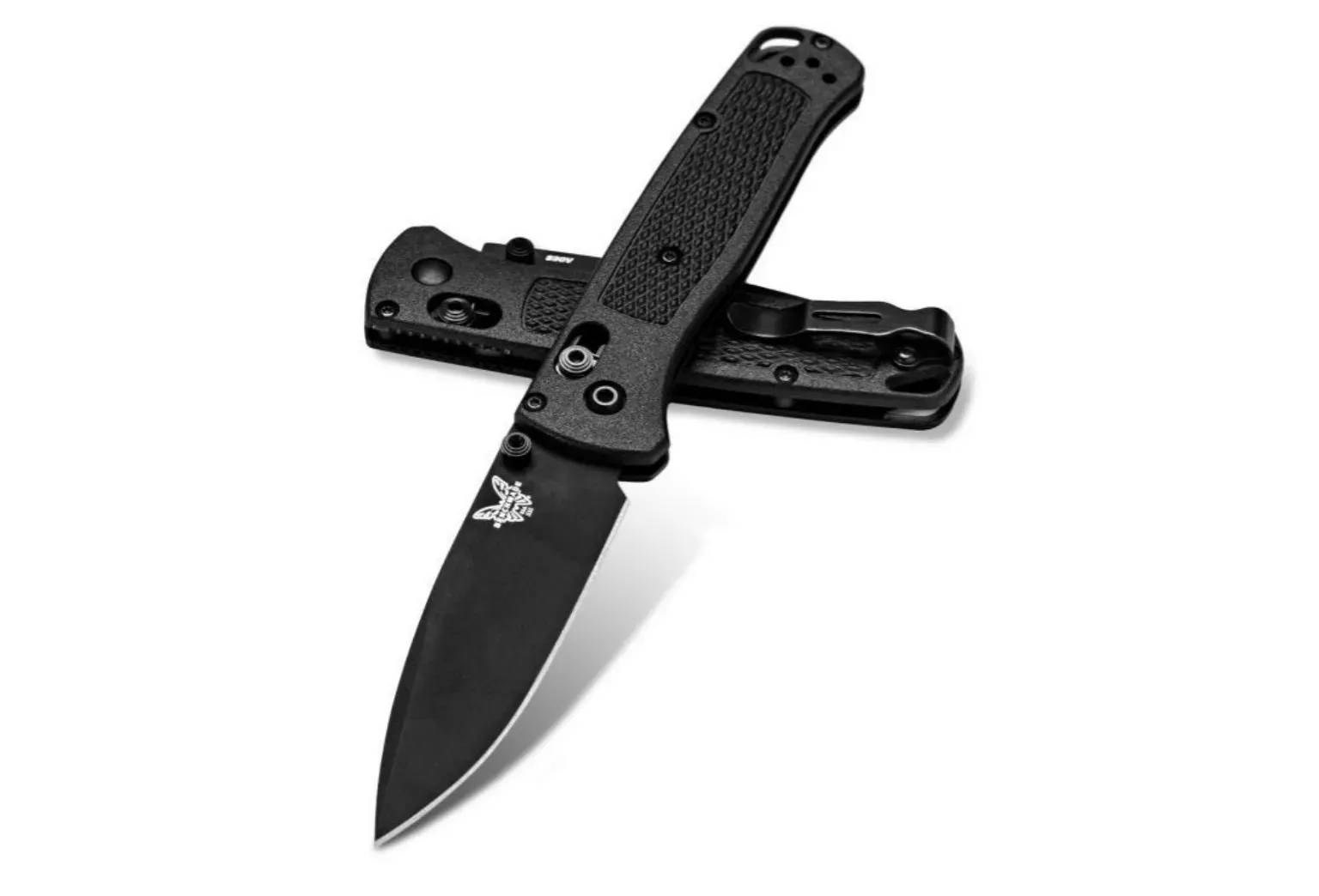Benchmade Bugout Black Drop Point Knife with CF-Elite Handle – 535BK-2