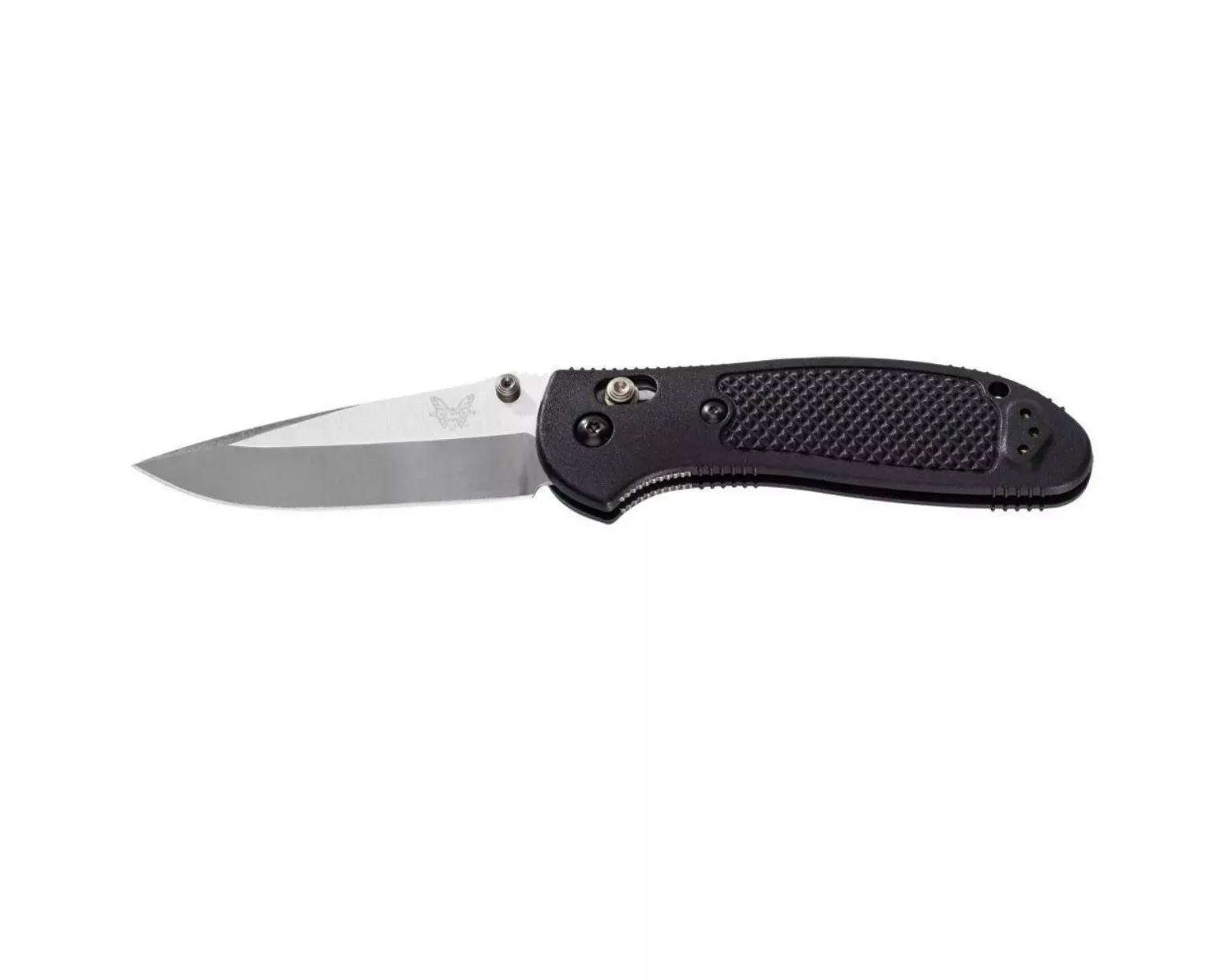 Benchmade Griptilian Knife with Satin Drop-Point Blade and Black Nylon Handle – 551-S30V