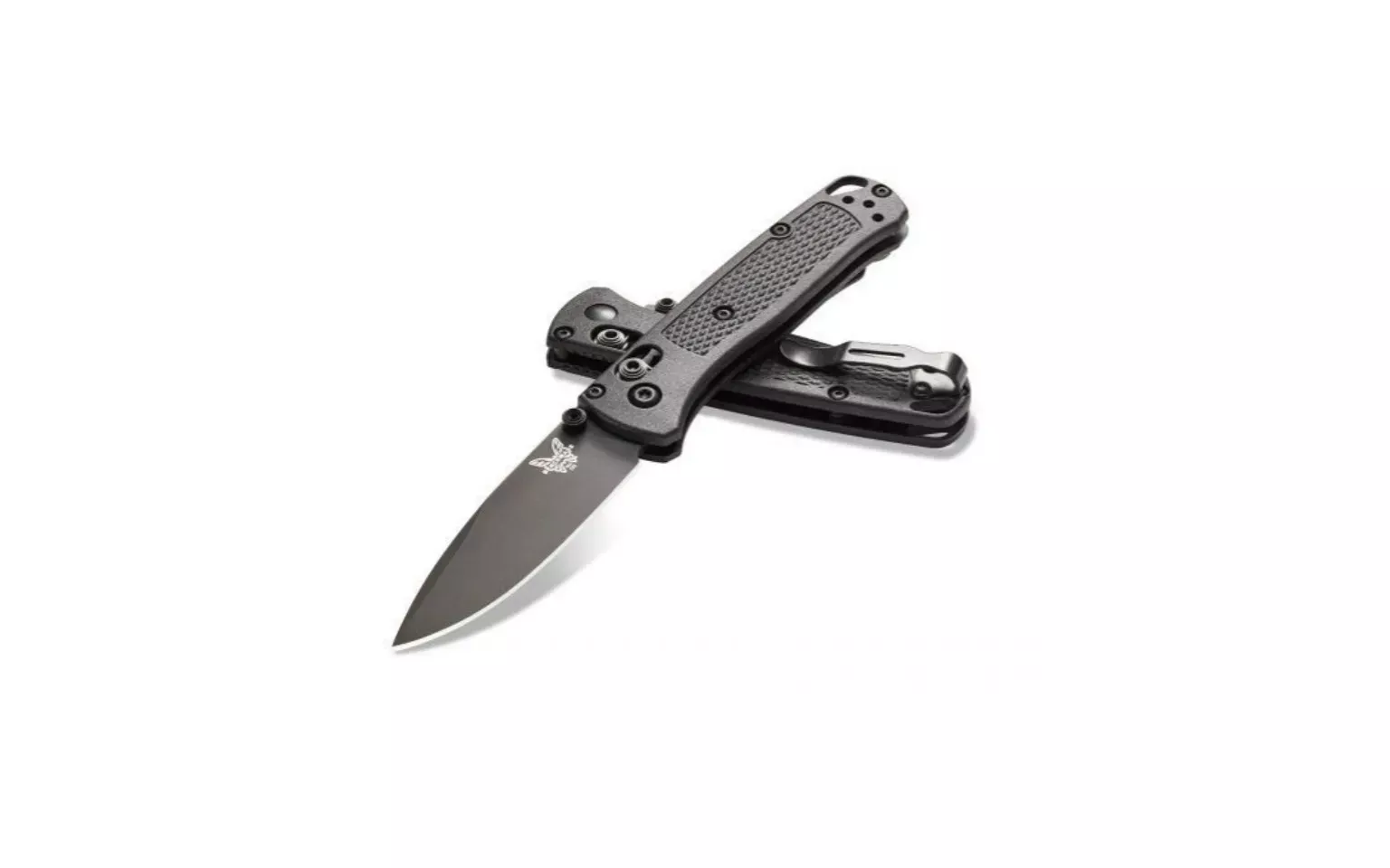 Benchmade Mini Bugout Knife with Black Blade and CF-Elite Handle – 533BK-2