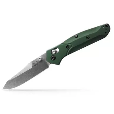 Benchmade Osborne, Mini Osborne, Axis Knife – Green Aluminum