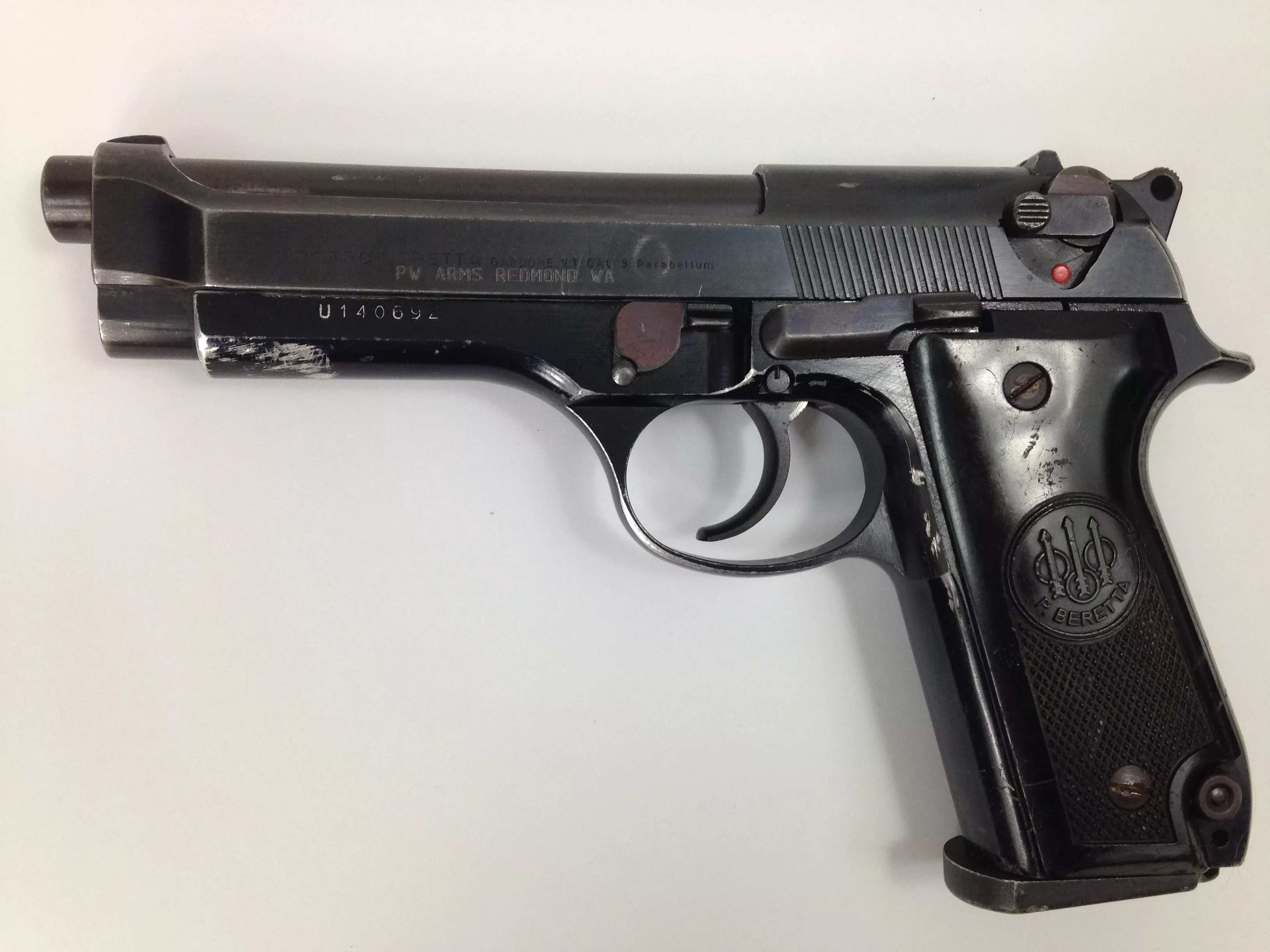 Beretta 92s 9mm Pistol "Truck Gun"