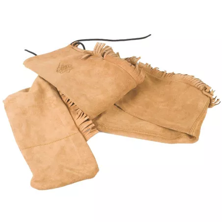 Big Tradition fringed leather longbow cover