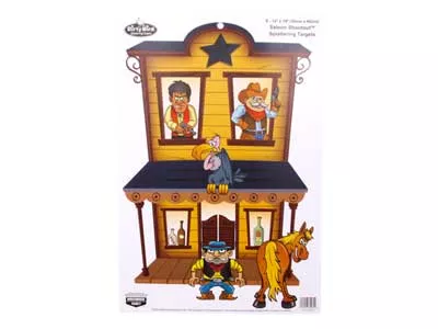 Birchwood Casey Dirty Bird Saloon Shootout Target, 12"x18", 8ct