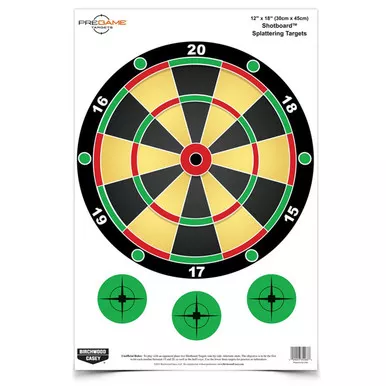 Birchwood Casey PREGAME Shotboard Target 12" x 18" 8PK