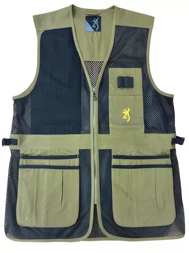Browning Trapper Creek Mesh Shooting Vest Olive XX-Large