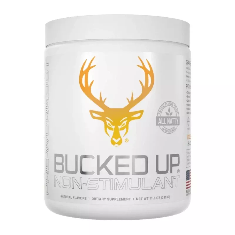 BUCKED UP Stim Free Pre-Workout - Flavor: Orange Mango