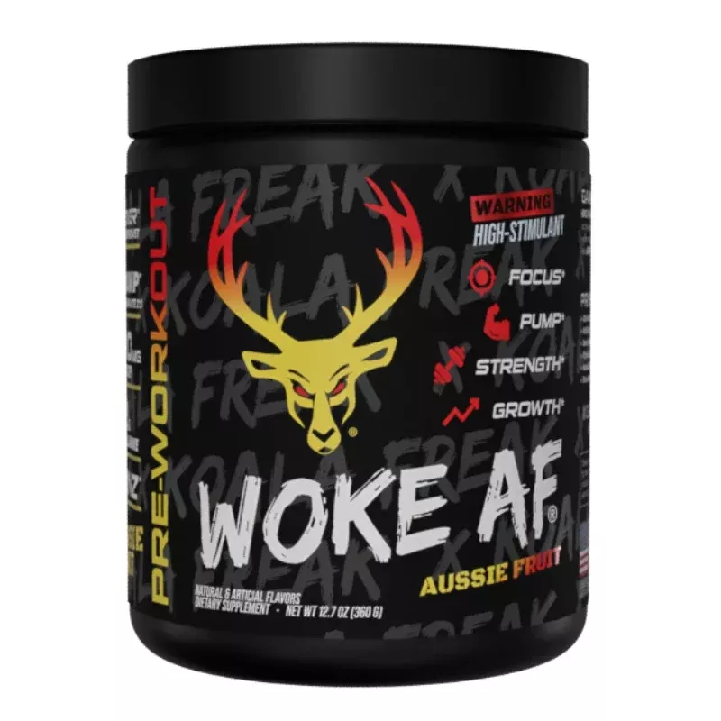 BUCKED UP Woke AF – High Stimulant Pre-Workout - Aussie Fruit