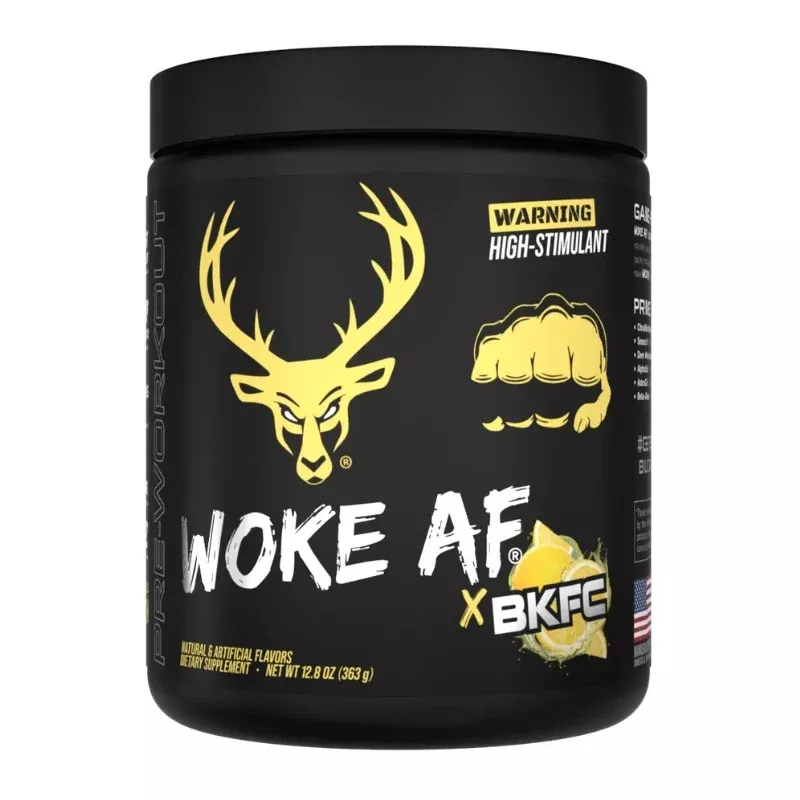 BUCKED UP Woke AF – High Stimulant Pre-Workout - BKFC Lemonade
