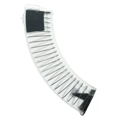 Bulgarian AK-47 7.62x39mm 40-Round Clear Polymer Magazine