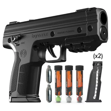 Byrna LE Less-Lethal Pistols w/Pepper & Kinetic Projectiles Black Less-Lethal Launcher