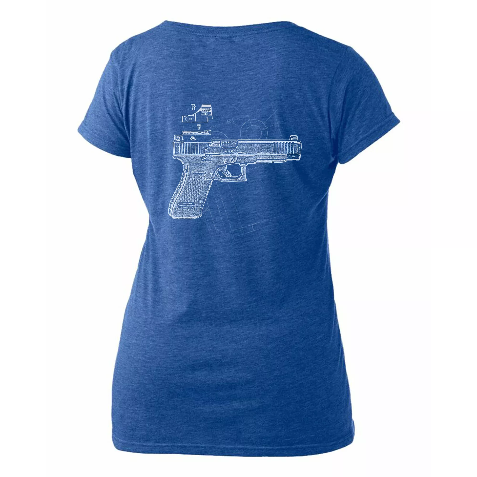 C&H Women’s T-Shirt Exploded View