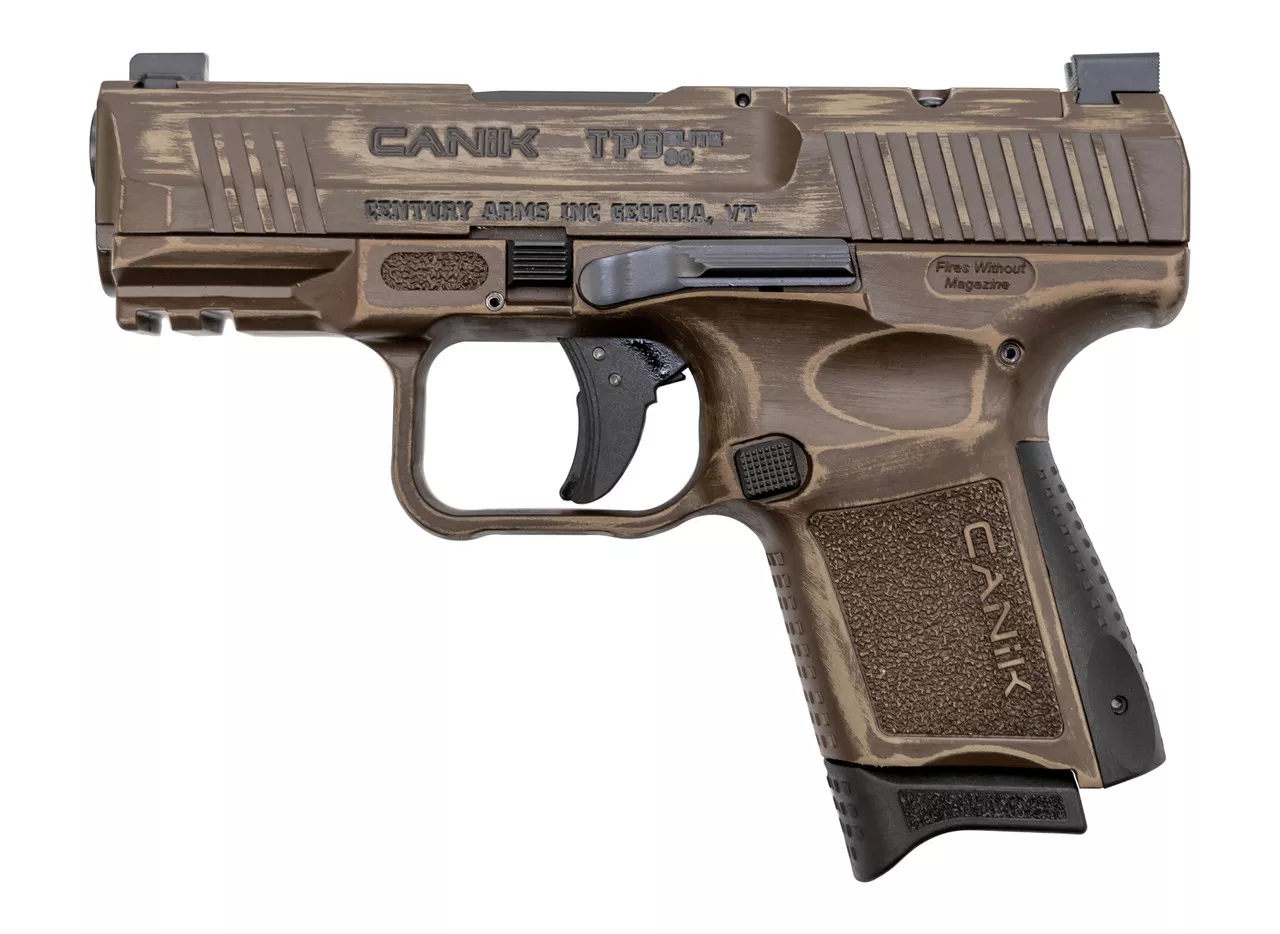 CANIK TP9 Elite SC Trophy 9mm, 3.6″ MG Barrel, Contrast Sights, Bronze, 12rd
