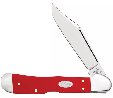 Case XX SparXX Red Synthetic Smooth CopperLock Locking Clip Blade - 56984