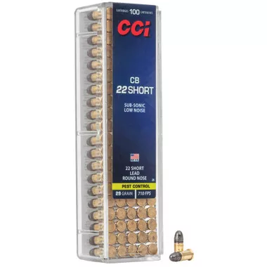 CCI .22 CB Short 29gr Ammunition - 100 Rounds