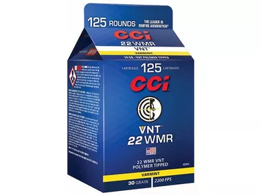 CCI Maxi-Mag .22 WMR 30gr PT Ammunition 125-Rounds