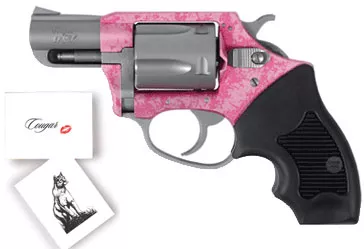 Charter Arms Cougar Undercover Lite Pink Camo 38 Special Revolver